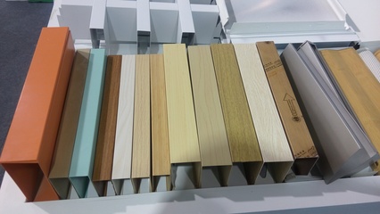 木紋波浪形鋁方通、鋁板